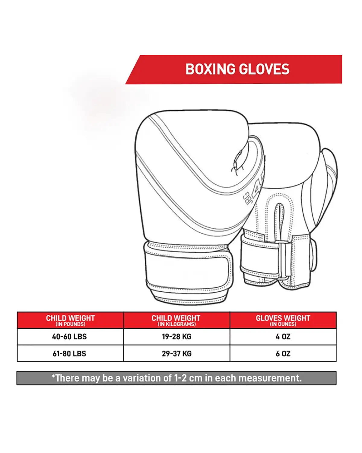 Children's Boxing weight
